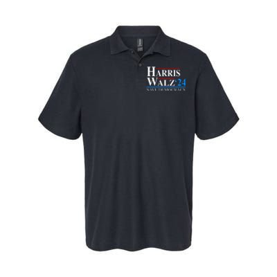 Harris Waltz 2024 Vice President Kamala Harris Tim Walz 2024 Softstyle Adult Sport Polo