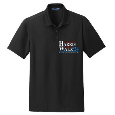 Harris Waltz 2024 Vice President Kamala Harris Tim Walz 2024 Dry Zone Grid Polo