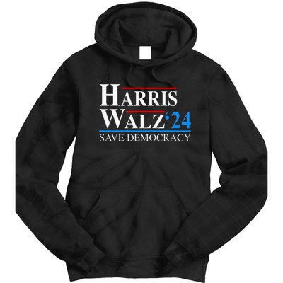 Harris Waltz 2024 Vice President Kamala Harris Tim Walz 2024 Tie Dye Hoodie