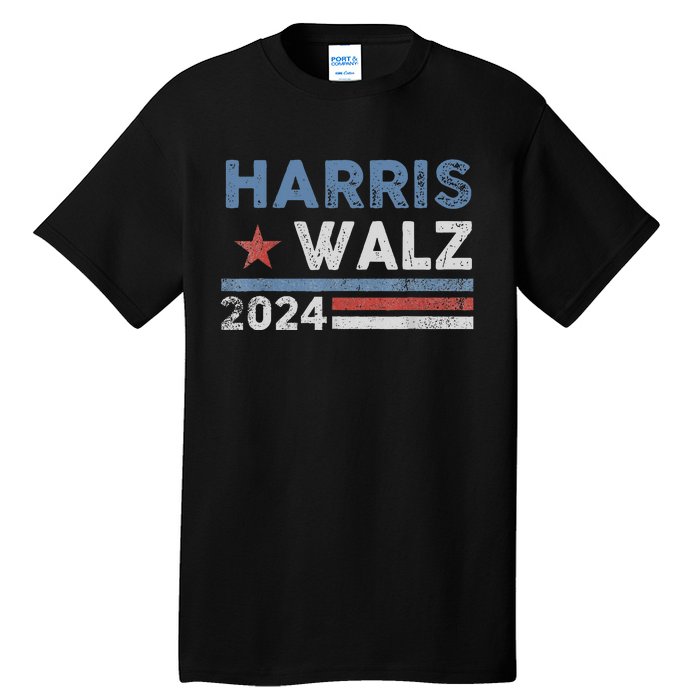 Harris Waltz 2024 Election Kamala Harris Tim Waltz 2024 Tall T-Shirt