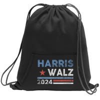 Harris Waltz 2024 Election Kamala Harris Tim Waltz 2024 Sweatshirt Cinch Pack Bag