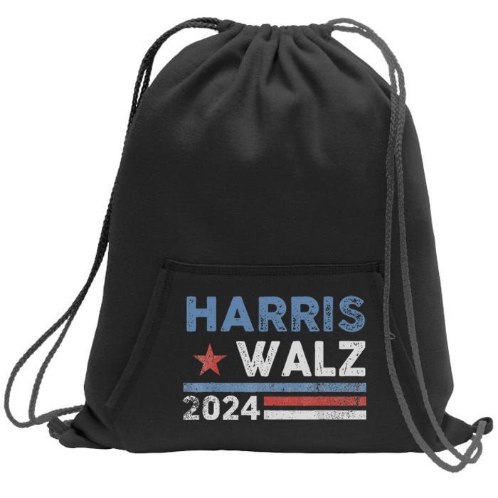 Harris Waltz 2024 Election Kamala Harris Tim Waltz 2024 Sweatshirt Cinch Pack Bag