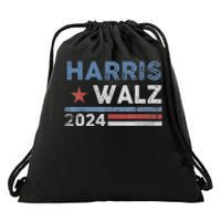 Harris Waltz 2024 Election Kamala Harris Tim Waltz 2024 Drawstring Bag