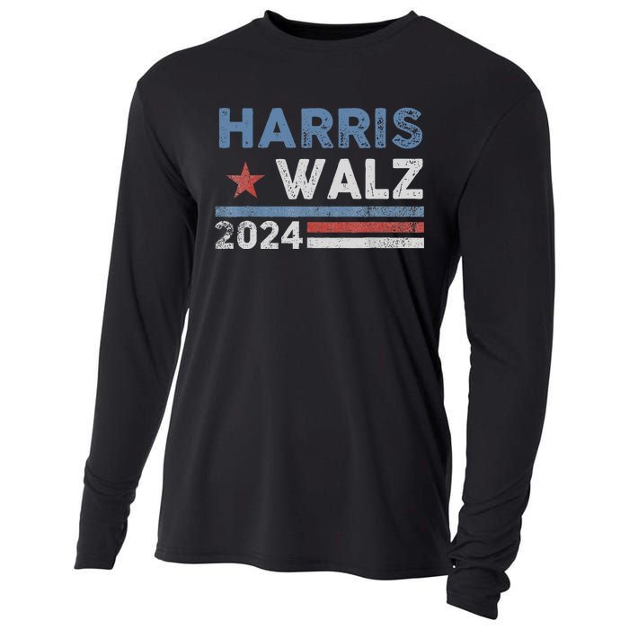 Harris Waltz 2024 Election Kamala Harris Tim Waltz 2024 Cooling Performance Long Sleeve Crew