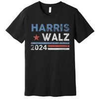 Harris Waltz 2024 Election Kamala Harris Tim Waltz 2024 Premium T-Shirt