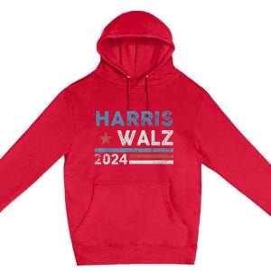 Harris Waltz 2024 Election Kamala Harris Tim Waltz 2024 Premium Pullover Hoodie