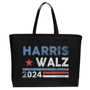 Harris Waltz 2024 Election Kamala Harris Tim Waltz 2024 Cotton Canvas Jumbo Tote