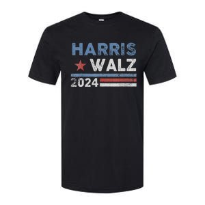 Harris Waltz 2024 Election Kamala Harris Tim Waltz 2024 Softstyle CVC T-Shirt