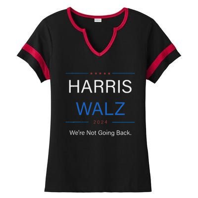 Harris Walz 2024 Election Kamala Harris Tim Walz Waltz Ladies Halftime Notch Neck Tee