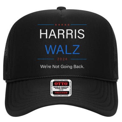 Harris Walz 2024 Election Kamala Harris Tim Walz Waltz High Crown Mesh Back Trucker Hat