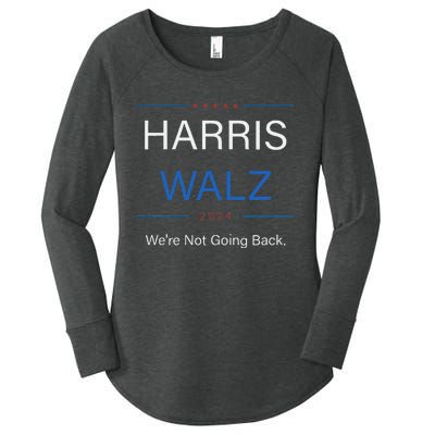 Harris Walz 2024 Election Kamala Harris Tim Walz Waltz Women's Perfect Tri Tunic Long Sleeve Shirt