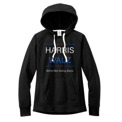 Harris Walz 2024 Election Kamala Harris Tim Walz Waltz Women's Fleece Hoodie