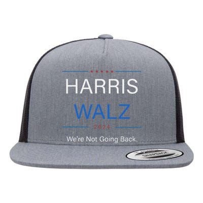 Harris Walz 2024 Election Kamala Harris Tim Walz Waltz Flat Bill Trucker Hat