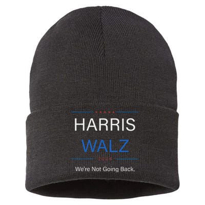 Harris Walz 2024 Election Kamala Harris Tim Walz Waltz Sustainable Knit Beanie