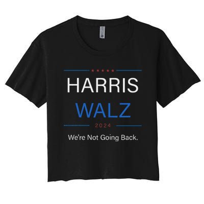 Harris Walz 2024 Election Kamala Harris Tim Walz Waltz Women's Crop Top Tee