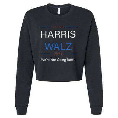 Harris Walz 2024 Election Kamala Harris Tim Walz Waltz Cropped Pullover Crew