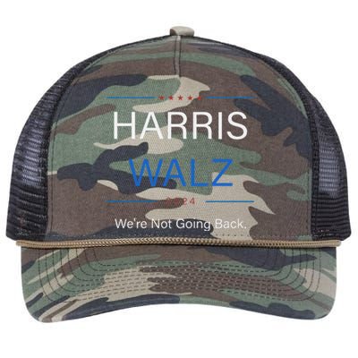 Harris Walz 2024 Election Kamala Harris Tim Walz Waltz Retro Rope Trucker Hat Cap