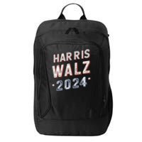 Harris Walz 2024 Election Ticket City Backpack