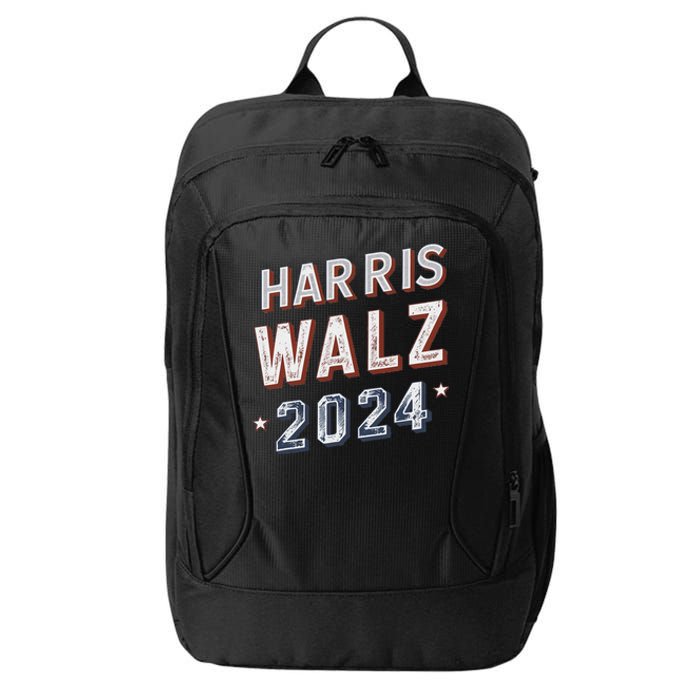 Harris Walz 2024 Election Ticket City Backpack