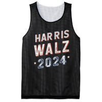 Harris Walz 2024 Election Ticket Mesh Reversible Basketball Jersey Tank