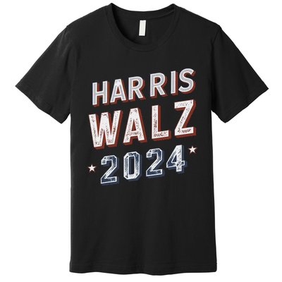 Harris Walz 2024 Election Ticket Premium T-Shirt