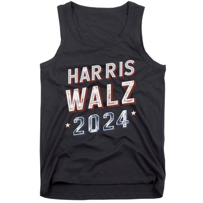 Harris Walz 2024 Election Ticket Tank Top