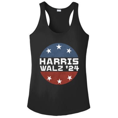 Harris Walz 2024 Campaign For President Patriotic Kamala Ladies PosiCharge Competitor Racerback Tank