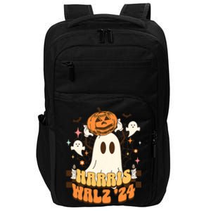 Harris Walz 2024 President Halloween Ghost Spooky Impact Tech Backpack