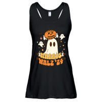 Harris Walz 2024 President Halloween Ghost Spooky Ladies Essential Flowy Tank