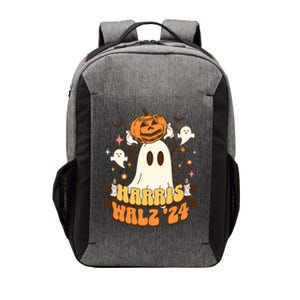 Harris Walz 2024 President Halloween Ghost Spooky Vector Backpack