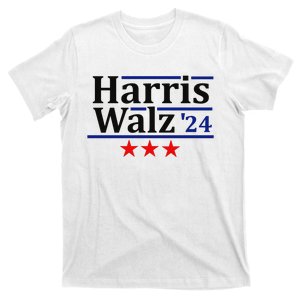 Harris Walz 24 Classic Patriotic Campaign Design T-Shirt