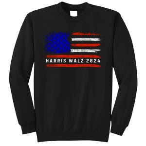 Harris Walz 2024 Usa Flag Sweatshirt