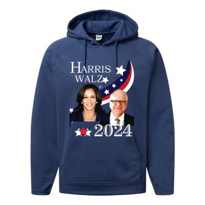 Harris Walz 2024 Presidential Election Campaign Kamala Sweat Performance Fleece Hoodie