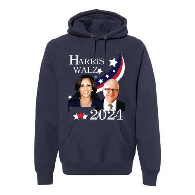 Harris Walz 2024 Presidential Election Campaign Kamala Sweat Premium Hoodie