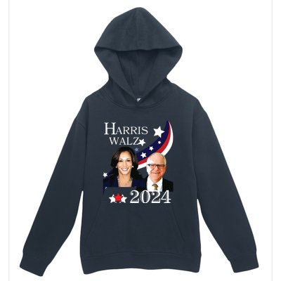 Harris Walz 2024 Presidential Election Campaign Kamala Sweat Urban Pullover Hoodie