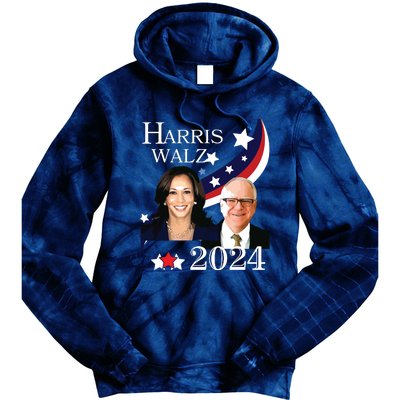 Harris Walz 2024 Presidential Election Campaign Kamala Sweat Tie Dye Hoodie