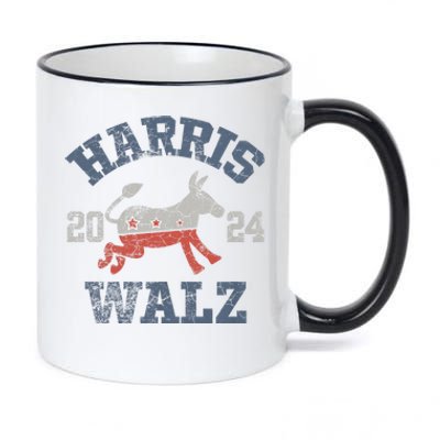 Harris Waltz 2024 Election Kamala Harris Tim Waltz 2024 11oz Black Color Changing Mug