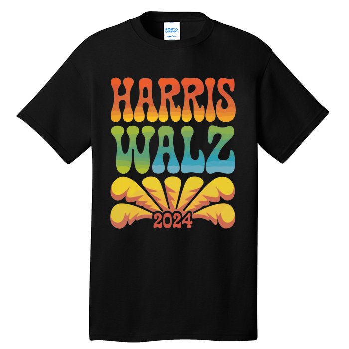 Harris Walz 2024 Election President Kamala Harris Tim Waltz. Tall T-Shirt