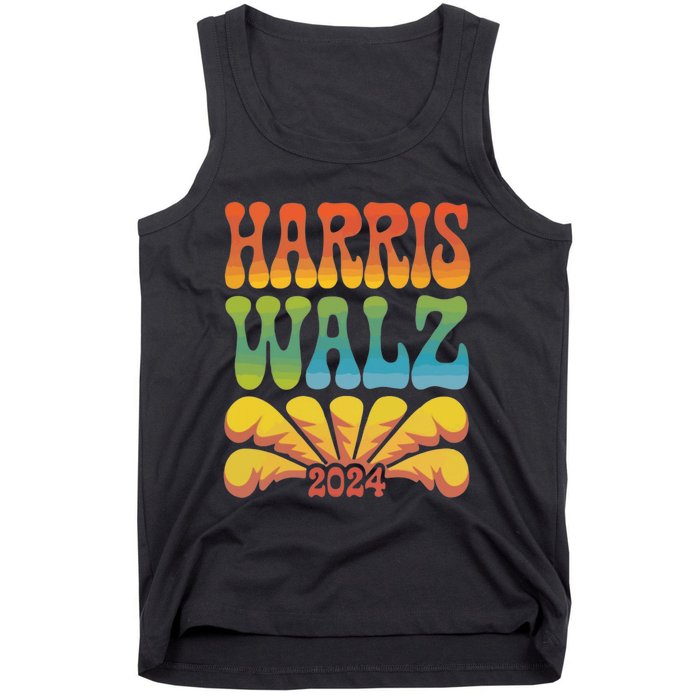 Harris Walz 2024 Election President Kamala Harris Tim Waltz. Tank Top