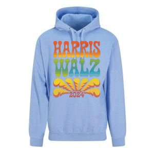 Harris Walz 2024 Election President Kamala Harris Tim Waltz. Unisex Surf Hoodie