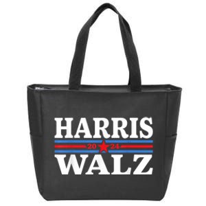 Harris Waltz 2024 Election Kamala Harris Tim Waltz 2024 Zip Tote Bag