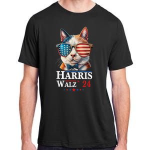 Harris Waltz 2024 Election Cat Ladies Kamala Harris Adult ChromaSoft Performance T-Shirt