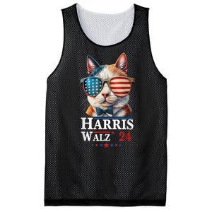 Harris Waltz 2024 Election Cat Ladies Kamala Harris Mesh Reversible Basketball Jersey Tank