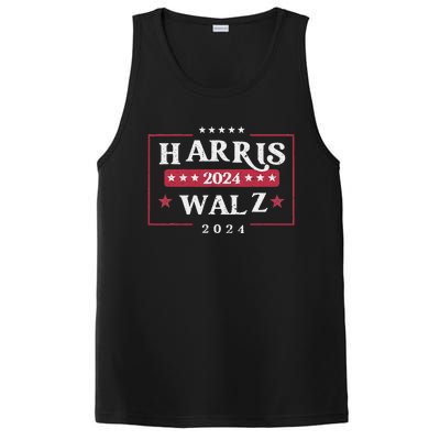 Harris Walz 2024 President Political Vote Kamala Harris 2024 PosiCharge Competitor Tank