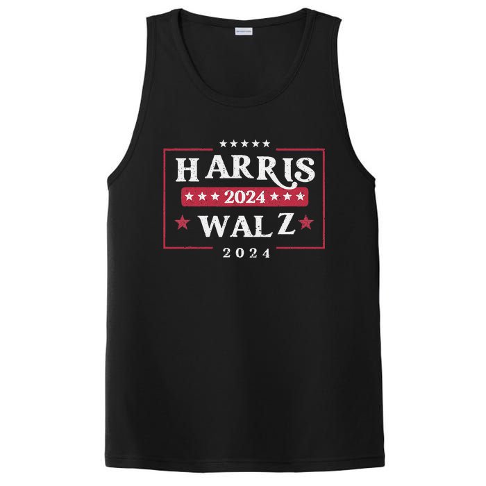 Harris Walz 2024 President Political Vote Kamala Harris 2024 PosiCharge Competitor Tank