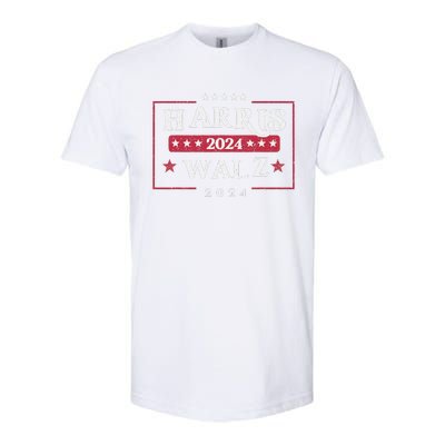 Harris Walz 2024 President Political Vote Kamala Harris 2024 Softstyle CVC T-Shirt