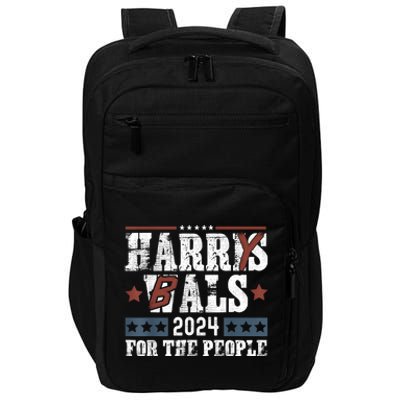 Harris Walz 24 Harry Balz 2024 Meme Democratics Vote Impact Tech Backpack