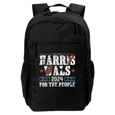 Harris Walz 24 Harry Balz 2024 Meme Democratics Vote Daily Commute Backpack