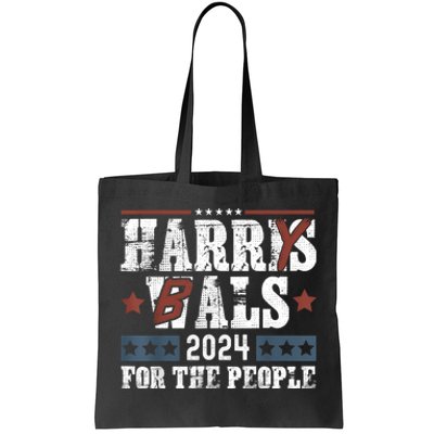 Harris Walz 24 Harry Balz 2024 Meme Democratics Vote Tote Bag