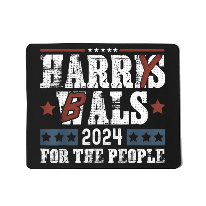 Harris Walz 24 Harry Balz 2024 Meme Democratics Vote Mousepad